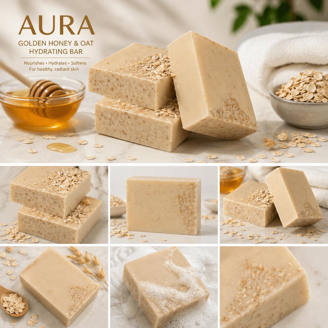 Golden Honey & Oat Hydrating Bar