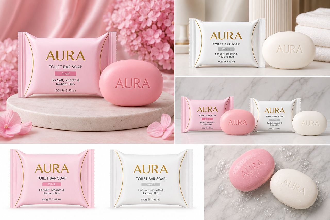Aura Toilet Bath Soap (High TFM 70-76%)