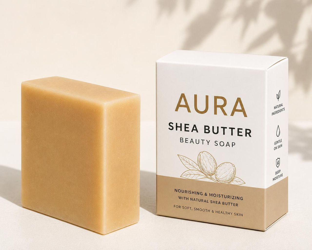 Aura Shea Butter Natural Beauty Soap